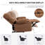 Fauteuil inclinable avec massage et vibration chauffante-10559554