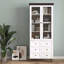 Armoire de rangement vitrée