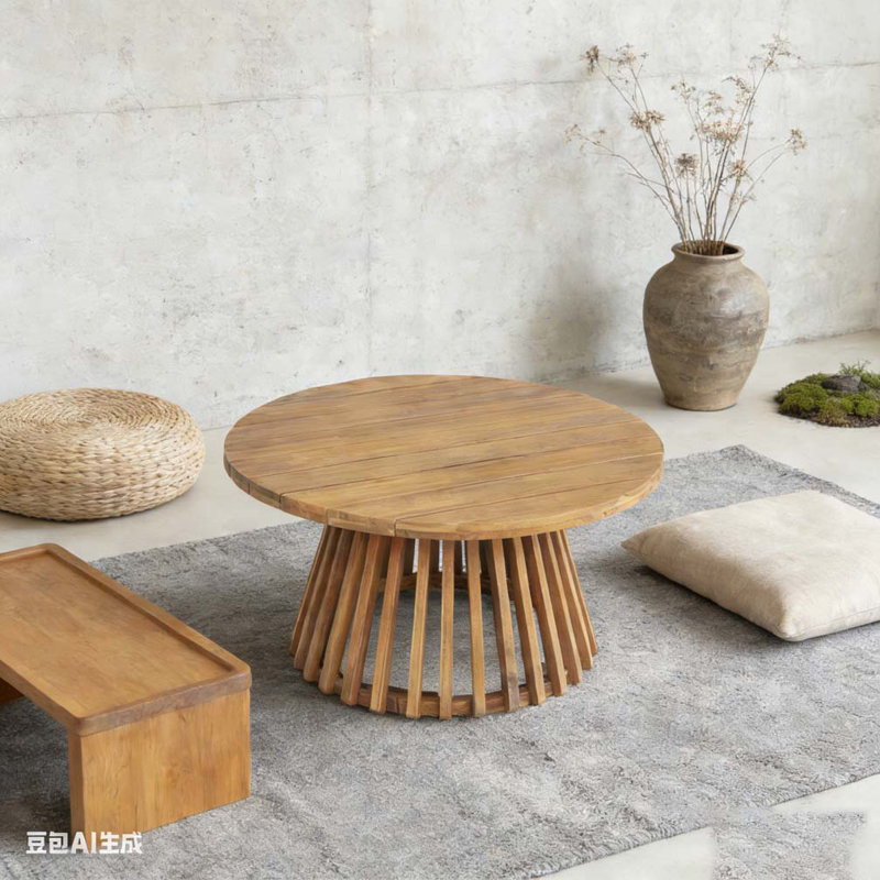 Table basse en bois, Teck