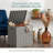 30 Gallon Lockable Resin Deck Box, Water Resistant Outdoor Storage For Patio & Garden-127326283