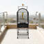 Cage à oiseau, toit ouvert et cage à oiseaux moyenne pour perroquets, perruches, perruches, inséparables-1682362651