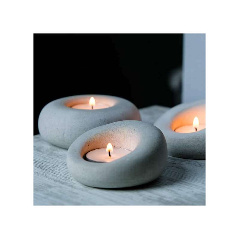 Ensemble de 3 bougies chauffe-plat de table