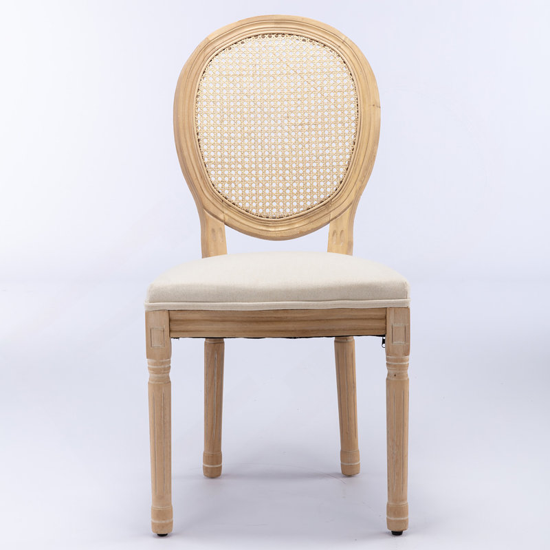 Chaitanya Upholstered Side Chair, Beige