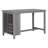 Seavyn 5-Piece Rustic Dining Set with Solid Rubber Wood and Woven Fabric Seating-117431343-117431344