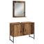Bathroom Furniture Set With Door 3 Pcs 33 X 33 X 102.5 Cm-1865139077