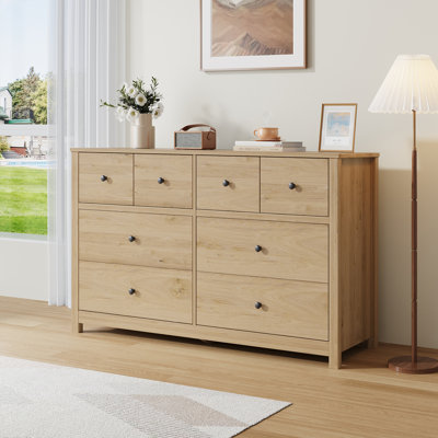 Commode 8 tiroirs 53,1 x 15,7 x 28,7 po Farmhouse