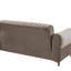 Causeuse convertible en tissu de velours Melody