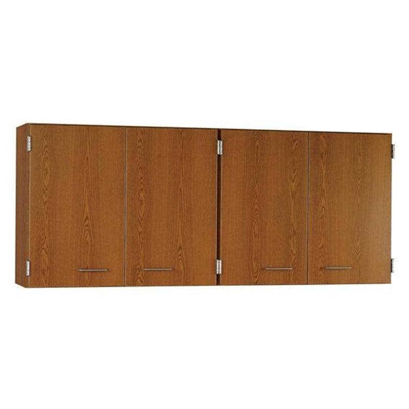 Armoires murales 60 po - deux portes doubles avec tablettes pleine largeur, verrouillables, Door County Oak