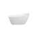 67"L x31.5"W x 28.4"H Acrylic Freestanding Oval Tub with Overflow and Drain