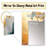 Minimalism Meditation - Abstract Painting Decorative Wall Mirror, Beige Mirror, Printed Metal Art-2107919827