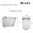Luxury Smart Toilet With Heated Seat, Automatic Flush, Led Display, Multiple Wash Modes, Starry Night Light, Electronic Control, Modern Design, High-Tech Bathroom Upgrade-110904365