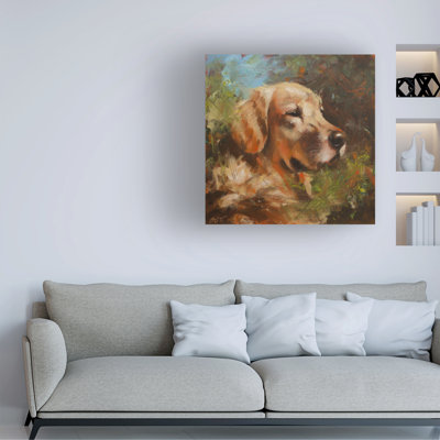 Art sur toile John Silver Golden Retreiver