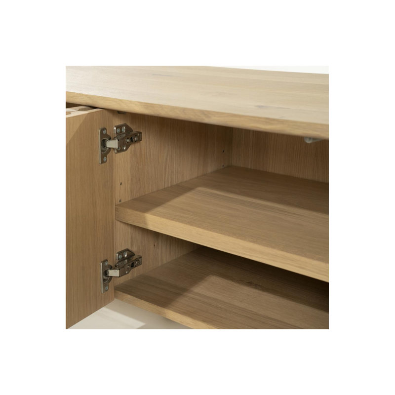 Jake 6-Door Media Unit, Oak Wood
