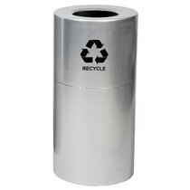 Toter 24 gal. Lime Green Organics Trash Can with Two Wheels and Black Lid