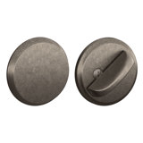 One-Sided Deadbolt Thumbturn with Exterior Plate