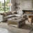 Northfleet 34.8'' W Modern Square Coffee Table with Storage-1416621849