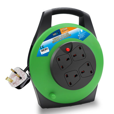 13A Four Sockets Electrical Extension Reel with Thermal Cut Out
