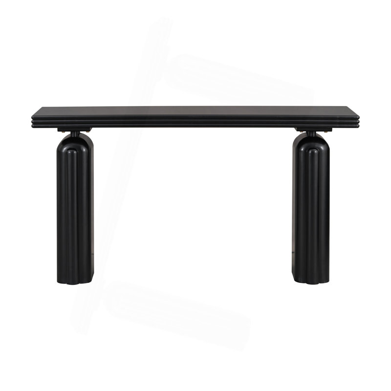 Chic, Elegant And Luxurious Acacia Veneer Console Table,Suitable For Entryway, Hallway, Living Room, Foyer, Corridor