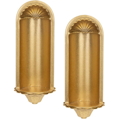 Golden Wall Candle Wall Light