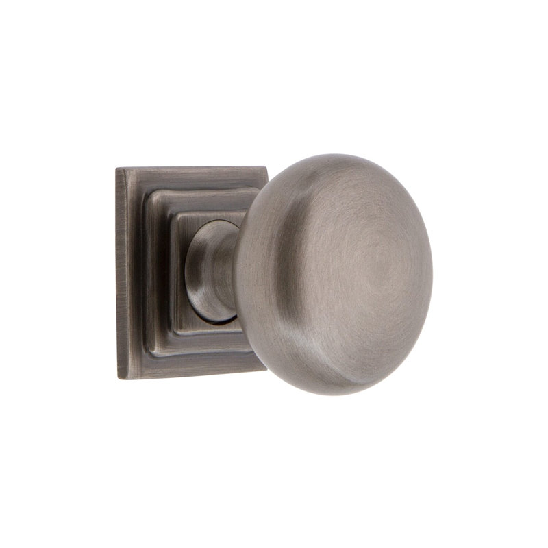 Fifth Avenue Cabinet Knob, Antique Pewter