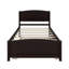 Lit plateforme simple avec lit gigogne-1203559179