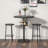 Raghul Round Metal Base Dining Table-2124338245