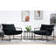 Fauteuil large en velours 32,6 po Daut-95227606