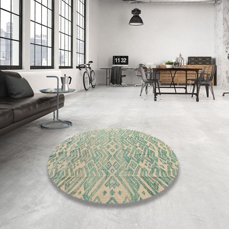 Abstract Indoor Rug, Round 3'