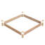 Greenes 5.5 in. H X 48 in. W Cedar Raised Bed Planter Brown