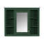 Meuble-lavabo sur pied 36 po avec lavabo en céramique et armoire à miroir-218932566
