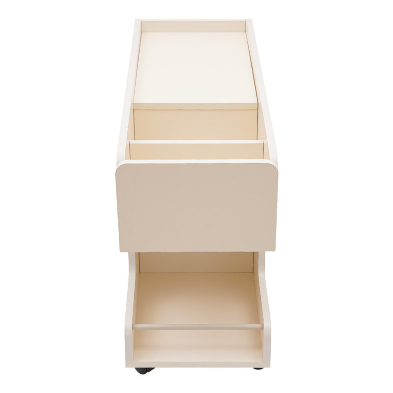 Ovie Exquisite End Table with Wheels