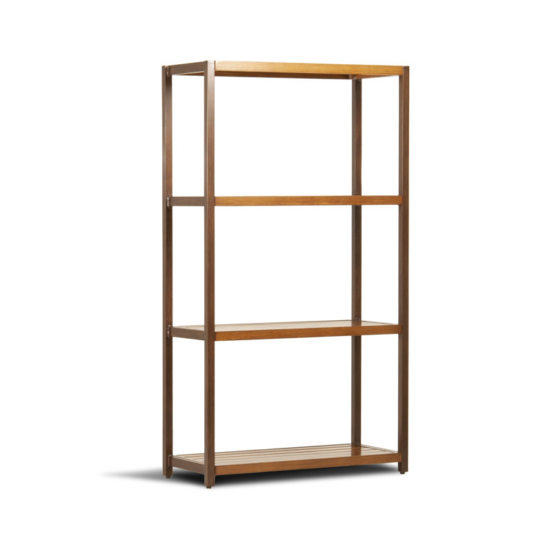Parsons Outdoor Shelving Unit -Hand Painted Aluminum - 65" H x 36" W x 15.75"