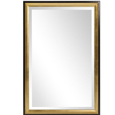 Calek Solid Wood Rectangle Mirror