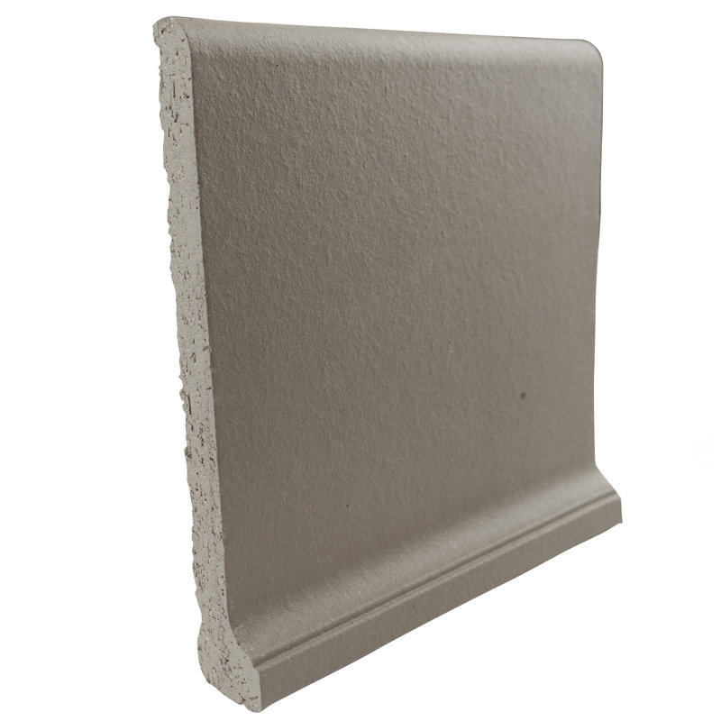 Quarry Cove Base 5-7/8 In. X 5-7/8 In. Ceramic Floor And Wall Trim, Gray