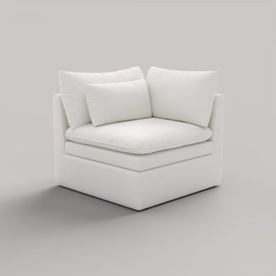 Laron Upholstered Modular Corner Accent Chair