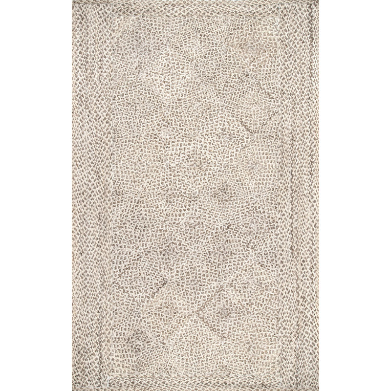 Tapis en jute Hassell Celestine Trellis, Rectangle 4pi x 6 pi