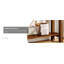 Console extra longue 70,9 po, canapé en bois massif derrière le canapé, table d'appoint à 2 niveaux avec rangement pour le salon, le couloir et le vestibule