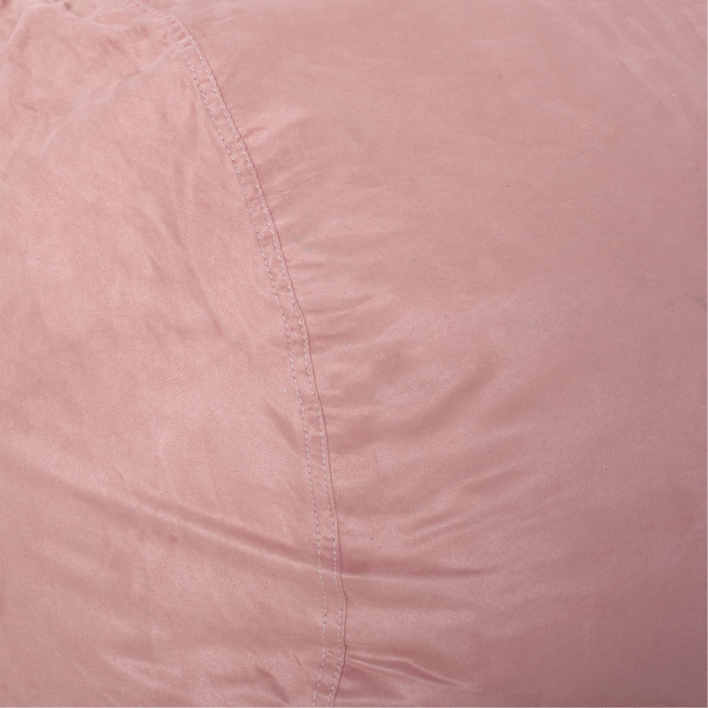 Haricot cylindrique en microfibre 8 pieds Aruba, Tissu rose