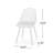Stable Frame Outdoor Chairs - White Polypropylene, Weather-, Diamond Mesh Design In Polypropylene Stable,-1891917690
