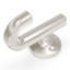 Crochet de la collection Woodward - nickel satiné 3 à 5/8 "x 1-3 / 4" - Crochet pour vestibule contemporain pour manteaux, chapeaux et sacs-57774111