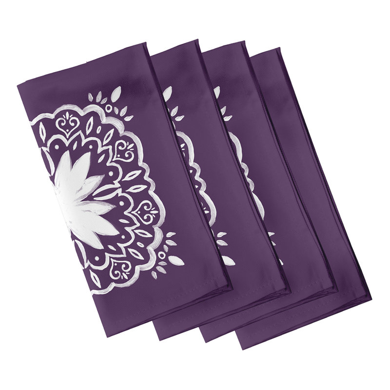 Ensemble de serviettes 4 pièces Aeryn, Mauve