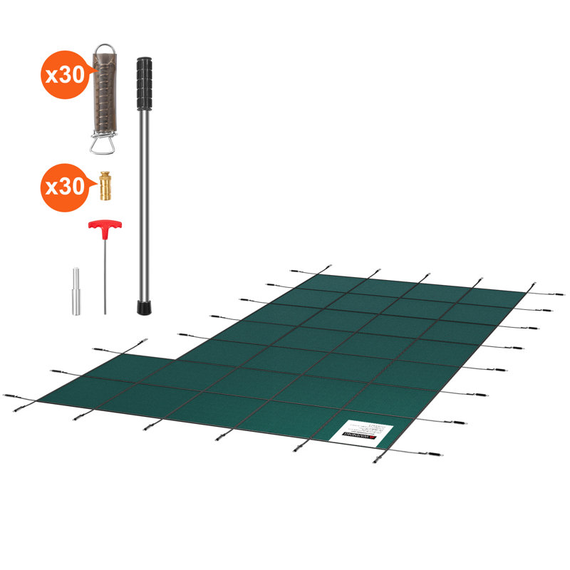 Polypropylene - Pool Safety Cover - Green
