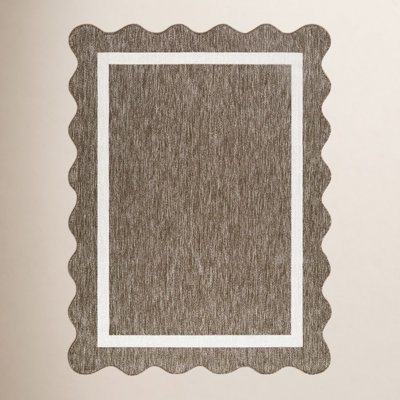 Skiles Charcoal Outdoor Rug