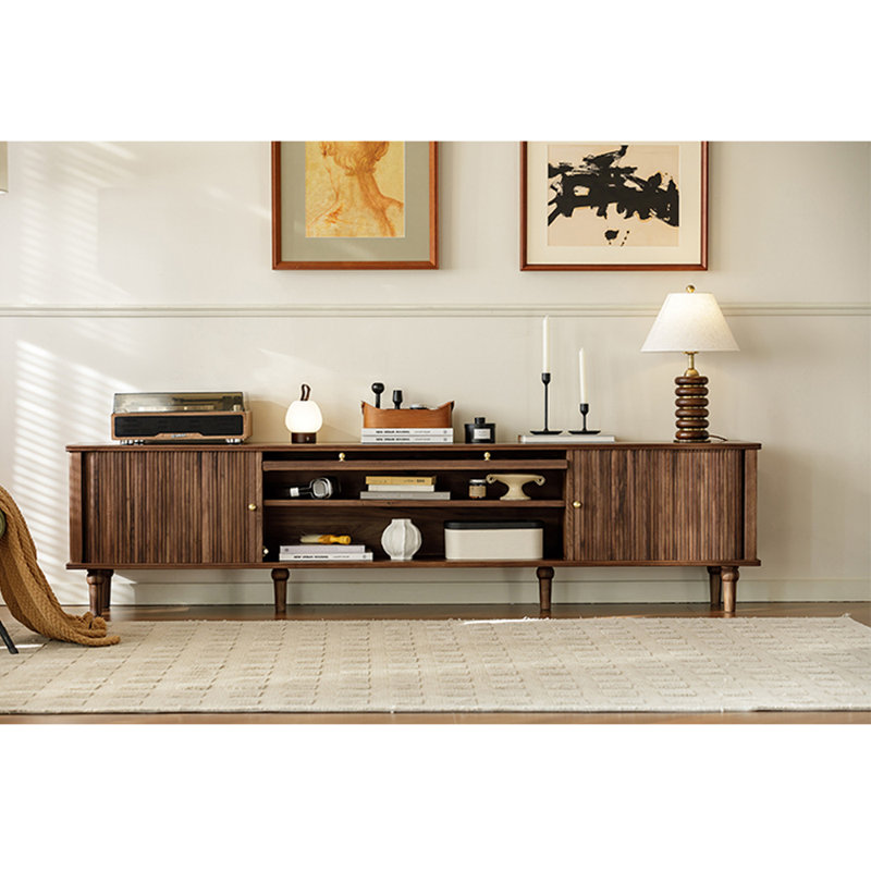 Meuble télé de style français haut de gamme, 62.99"