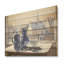 Perspectives parisiennes grises - City Paris sur impression sur bois-1599246320