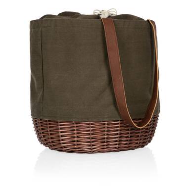 August Grove® Wood Picnic Basket , Service for 2 & Reviews