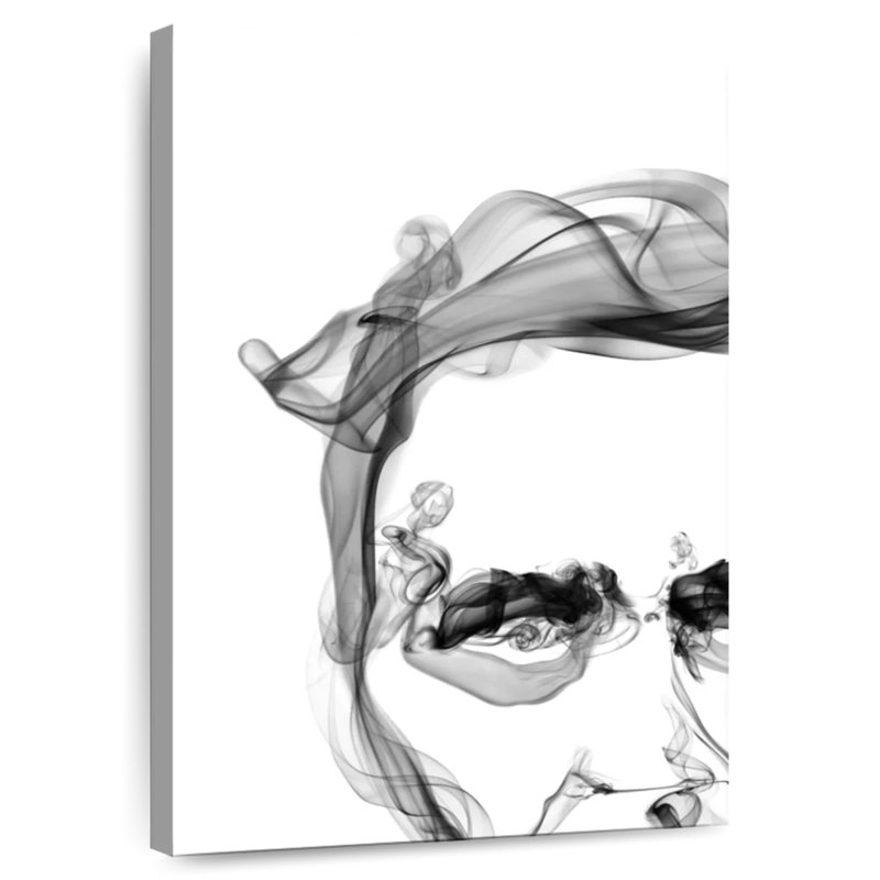 Lincoln Smoke Print, 51" H x 34" W