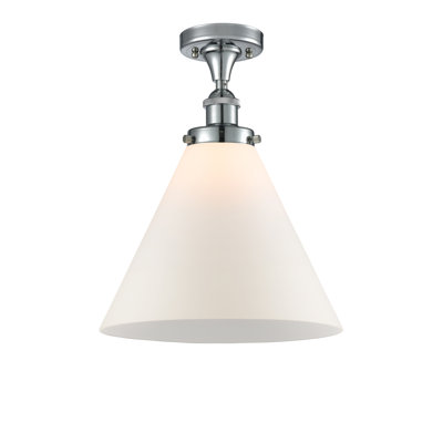 Plafonnier semi-encastré 1 lumière Ballston Urban Cone