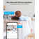 C688 2MP WiFi Indoor Security Camera for Baby/Pet with 2-Way Audio, Motion Sensor, Night Vision