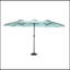 Parasol d'extérieur rectangulaire à double face avec manivelle 14,8 Ft Out exceptionnelle-1837275871
